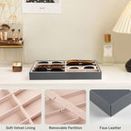 Frebeauty 8-Slot Sunglass Organizer Tray, Sunglass Holder - Image 5