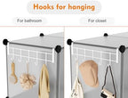 HOMIDEC 6 Light Grey Cube Storage Organizer, Modular Storage Shelf - Image 5