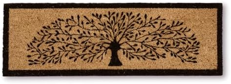 Abbott Collection Coir Tree of Life Balcony Mat w/Border by AbbottCollection