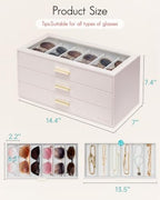 VLANDO 18-Slot Sunglasses Organizer - Image 4