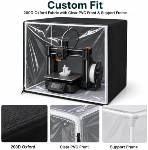 Corevibe Custom Size Dust Cover, PVC Front Oxford Sides - Image 5