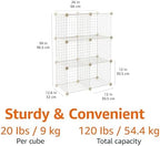 Amazon Basics Cube Wire Grid, 12 x 12-Inches - Image 2
