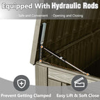 Outdoor Storage Box Waterproof, 150 Gallon Deck Box - Image 4