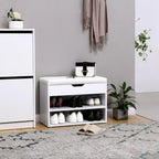 VASAGLE Storage Bench with Cushion, Shoe Bench, Hidden Storage - Image 4