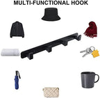 Coat Rack, Heavy Duty Stainless Steel 4 Tri Coat Hook Hanger, Wall Mounted - Image 4