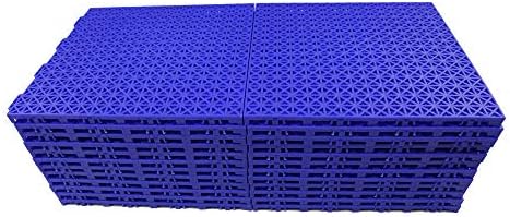 RevTime 24 pcs Interlocking Rugged Grip-Loc Deck Floor Tiles 12"x12"x5/8" - Image 4