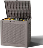 Outdoor Storage Box, Resin Deck Boxes Indoor and outdoor, Waterproof Storage by NBYSGO
