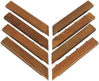 Bare Decor EZ-Floor Corner Trim Piece Interlocking Flooring in Solid Teak Wood by BareDecor