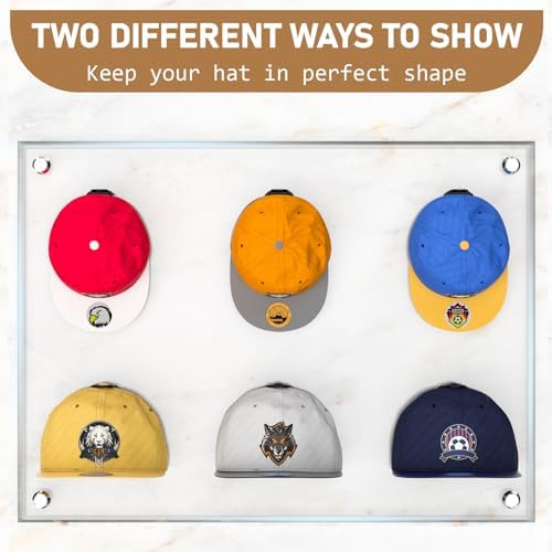 22 Pack Adhesive Hat Hooks for Wall, Super Strong Hat Rack for Baseball Caps - Image 2