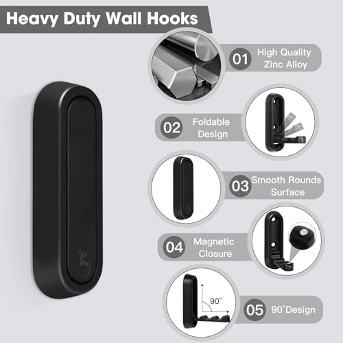 Dntorx Folding Wall Hooks - Image 2