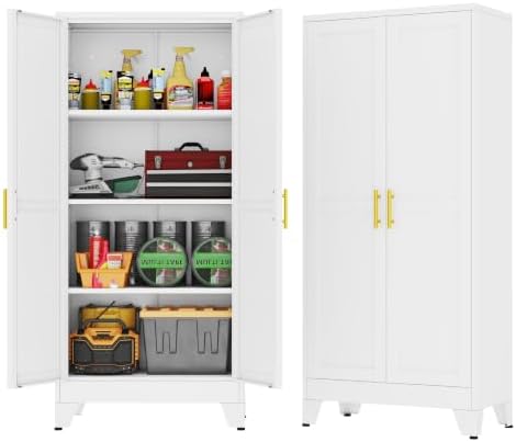 GAIOUS 61''Tall Metal Garage Storage Cabinet, File Cabinet by GAIOUS
