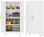 GAIOUS 61''Tall Metal Garage Storage Cabinet, File Cabinet by GAIOUS