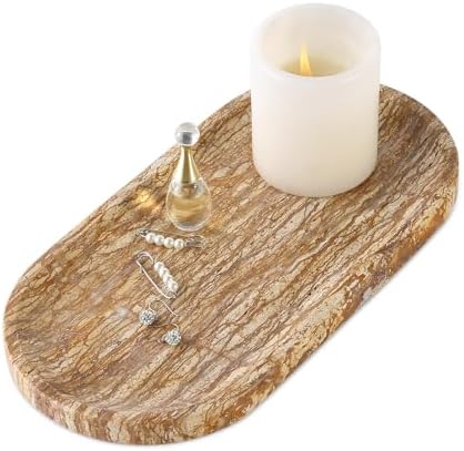 Koville Turkish Natural Marble Tray, Catchall Tray by Koville