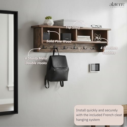 Pomona Solid Wood Entryway Coat Rack - Image 5