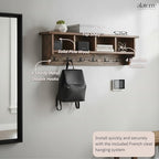 Pomona Solid Wood Entryway Coat Rack - Image 5