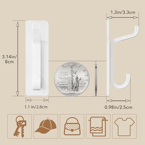 pickpiff 13LB Strong Stick-on Hooks - Image 4