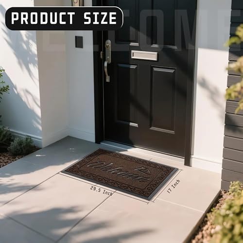 Yimobra Artificial Grass Welcome Mat, 29.5 x 17 in - Image 2