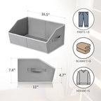 Homsorout Trapezoid Closet Shelf Organizer - Image 2