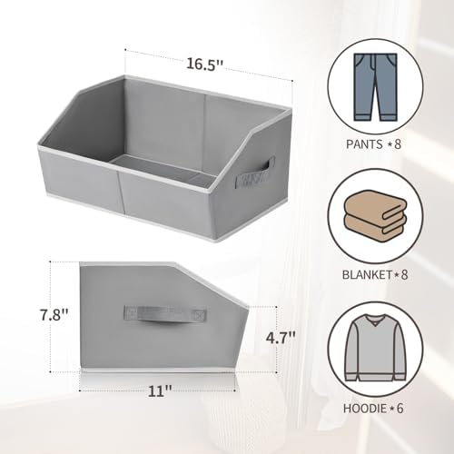 Homsorout Trapezoid Storage Baskets - Image 2