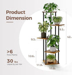 Bamworld Tall Plant Stand Indoor - Image 5