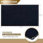 Yimobra Front Door Mat Outdoor Indoor 47x32, Waterproof Doormat - Image 2
