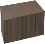 432 PCS Plastic Interlocking Deck Patio Tiles by Mapleyard