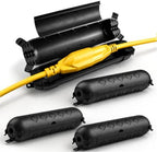 4 Pack Mini Outdoor Extension Cord Cover IP44 Waterproof Safety Cover by HONDERSON