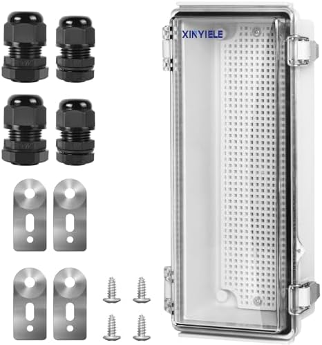Waterproof Outdoor Project ABS Plastic Junction Box IP67 Weatherproof Dustproof by XINYIELE
