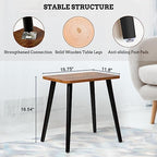 FORAOFUR Side Table, Rectangular Wooden Small End Table, Small Accent Table - Image 3