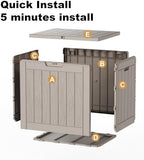 35 Gallon Outdoor Storage Box, Lockable Waterproof Deck Box - Image 5