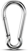 1pc 5.50 inch Large 304 Stainless Steel Carabiner Clip Hooks Spring Snap by KINLINK