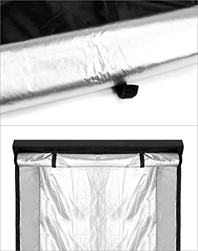 QWORK Storage Shelving Unit Cover, Wire Rack Cover - Image 3