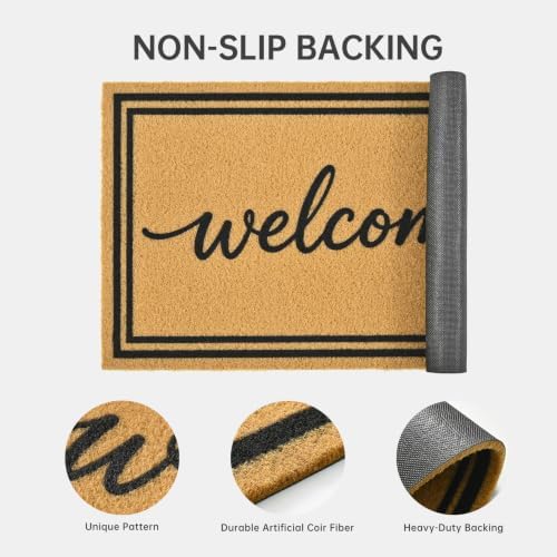 Front Door Mat Outside Non-Slip Welcome Doormat - Image 5