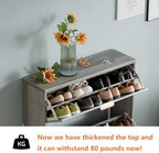 Shoe Cabinet Storage, Modern Freestanding Organizer - Image 3