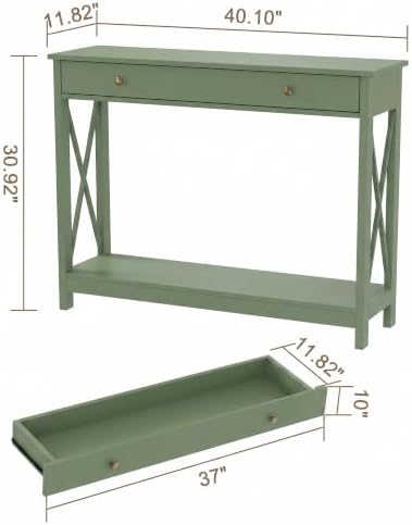 Treocho 40" Farmhouse Console Table - Image 2