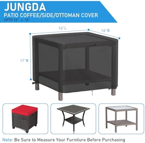 Outdoor Ottoman Square Table Cover - Image 2