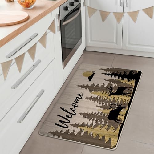 Woodland Deer Decorative Front Door Mat - Image 2