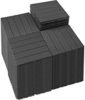 PrimeZone 108 PCS Plastic Interlocking Patio Deck Tiles Outdoor All Weather by PrimeZone