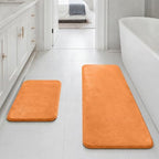 HUXMEYSON Bathroom Rugs Sets 2 Piece, Non-Slip & Quick Dry Bath Mat Set by HUXMEYSON