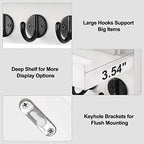 Lwenki Key Holder for Wall, Decorative Key and Mail Holder - Image 3