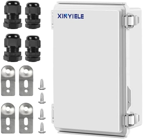 Waterproof Outdoor Project ABS Plastic Junction Box IP67 Weatherproof Dustproof by XINYIELE