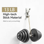pickpiff Brush Nickel Self-Adhesive Hook, 13LB Hanger - Image 2