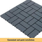 44 Pack Interlocking Deck Tiles, 12x12 Inch Modern Plastic Outdoor Flooring - Image 5