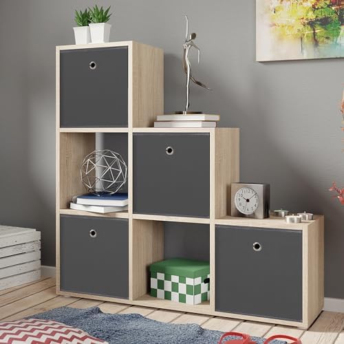 Foldable Storage Cubes Bins, 11 Inch Cloth Storage Cube Fabric Storage Box - Image 5