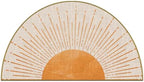 Mingnei Boho Sun Linen Doormat Door Mat by mingnei