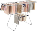SONGMICS Clothes Drying Rack, Foldable Space-Saving Steel Laundry Rack by SONGMICSbySONGMICSHOME