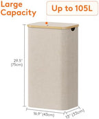 Lifewit 105L Large Laundry Basket - Image 3