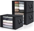 Fab totes 3 Pack Storage Bags for Clothes Blanket Storage Bins by Fabtotes