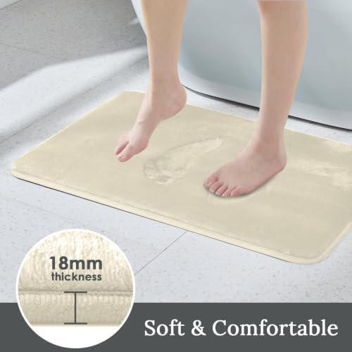 HUXMEYSON 3-Piece Memory Foam Bathroom Rug Set - Image 3