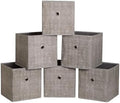 Foldable Storage Cubes Bins, 11 Inch Cloth Storage Cube Fabric Storage Box by NieEnjoy
